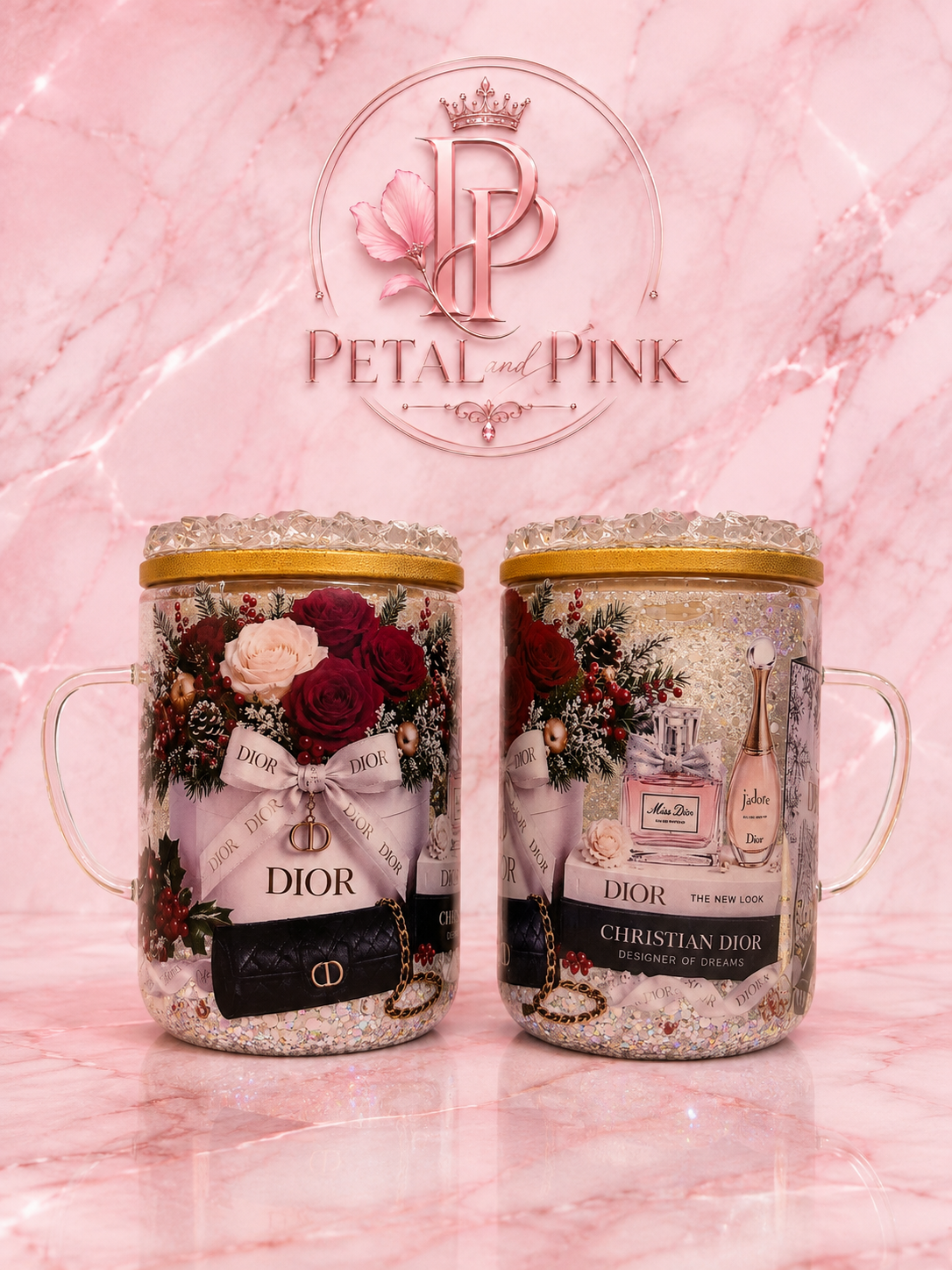 17oz glass coffee mug
